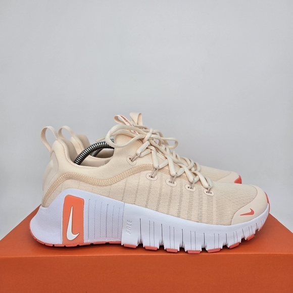 New Nike Free Metcon 6 Guava Ice Light Wild Mango Women's Workout Shoes Size 6 - Picture 3 of 8